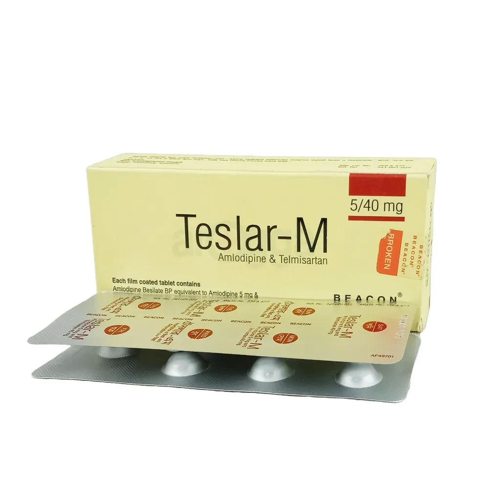 Teslar-M Tablet 5 mg+40 mg