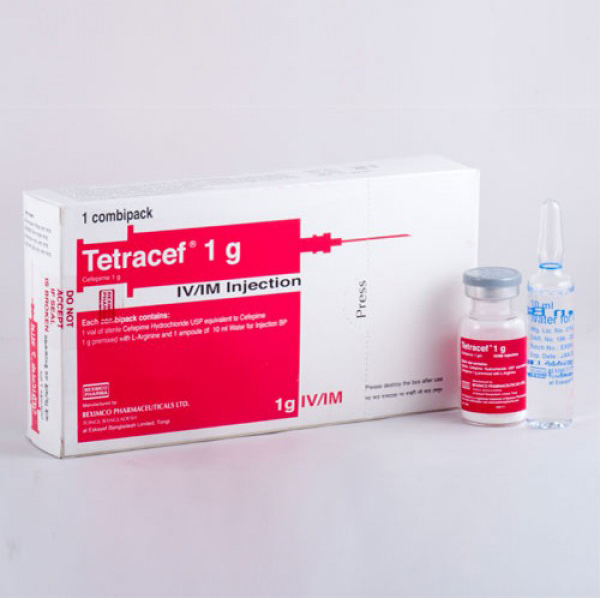 Tetracef IM/IV Injection 1 gm/vial