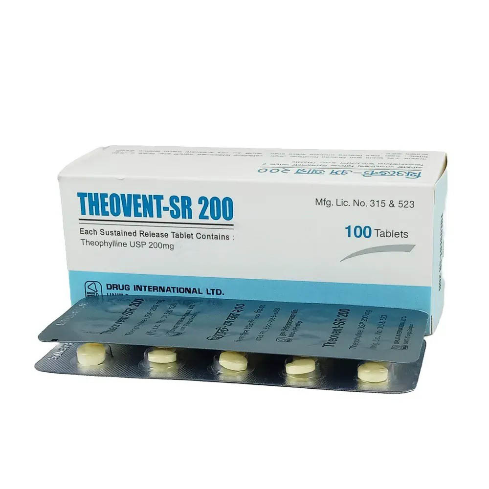 Theovent-SR Tablet (Sustained Release) 200 mg