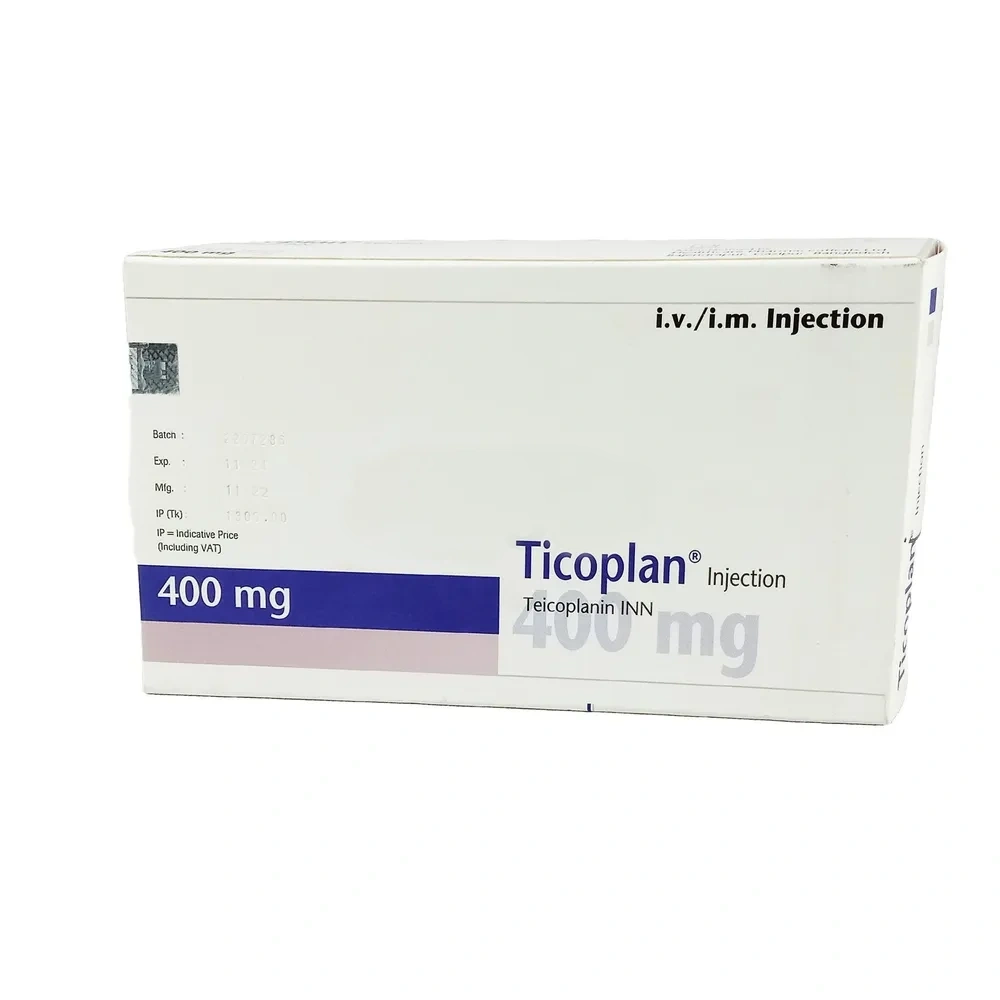 Ticoplan IM/IV Injection 400 mg/vial