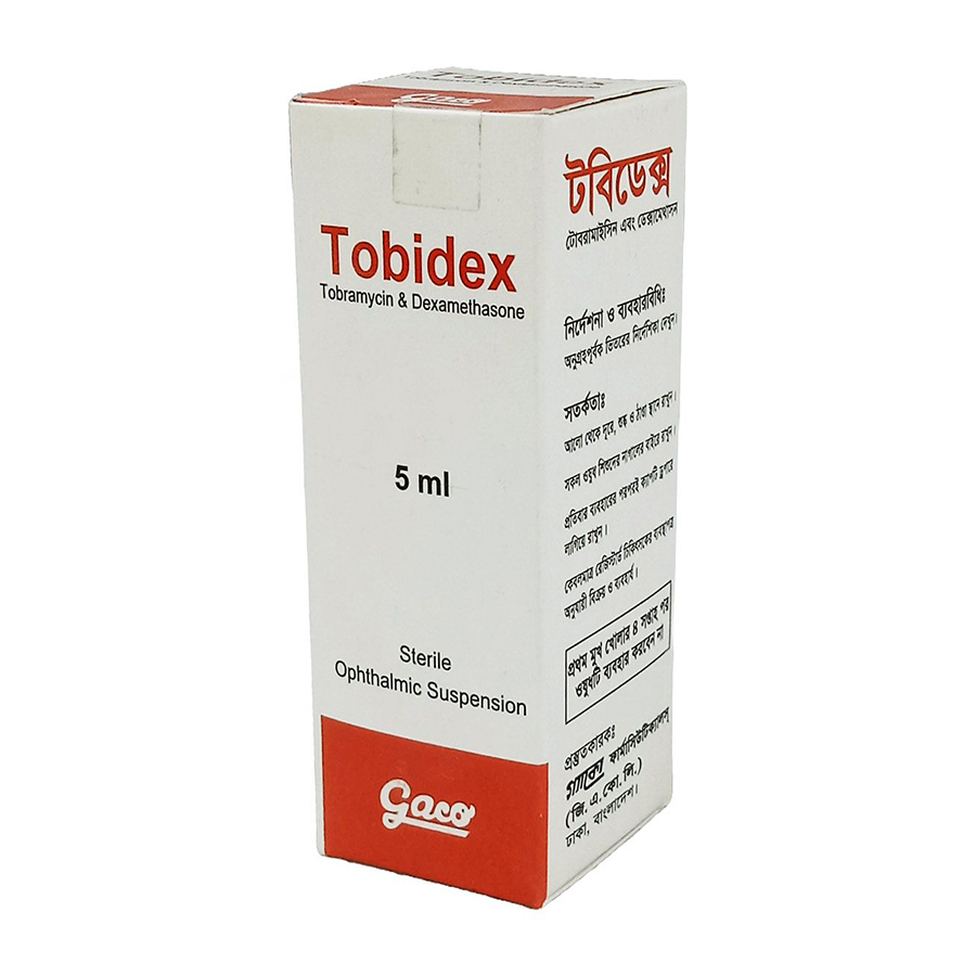 Tobidex Ophthalmic Solution 0.1%+0.3%