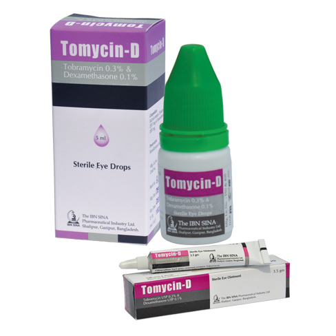 Tomycin-D Ophthalmic Solution 0.1%+0.3%