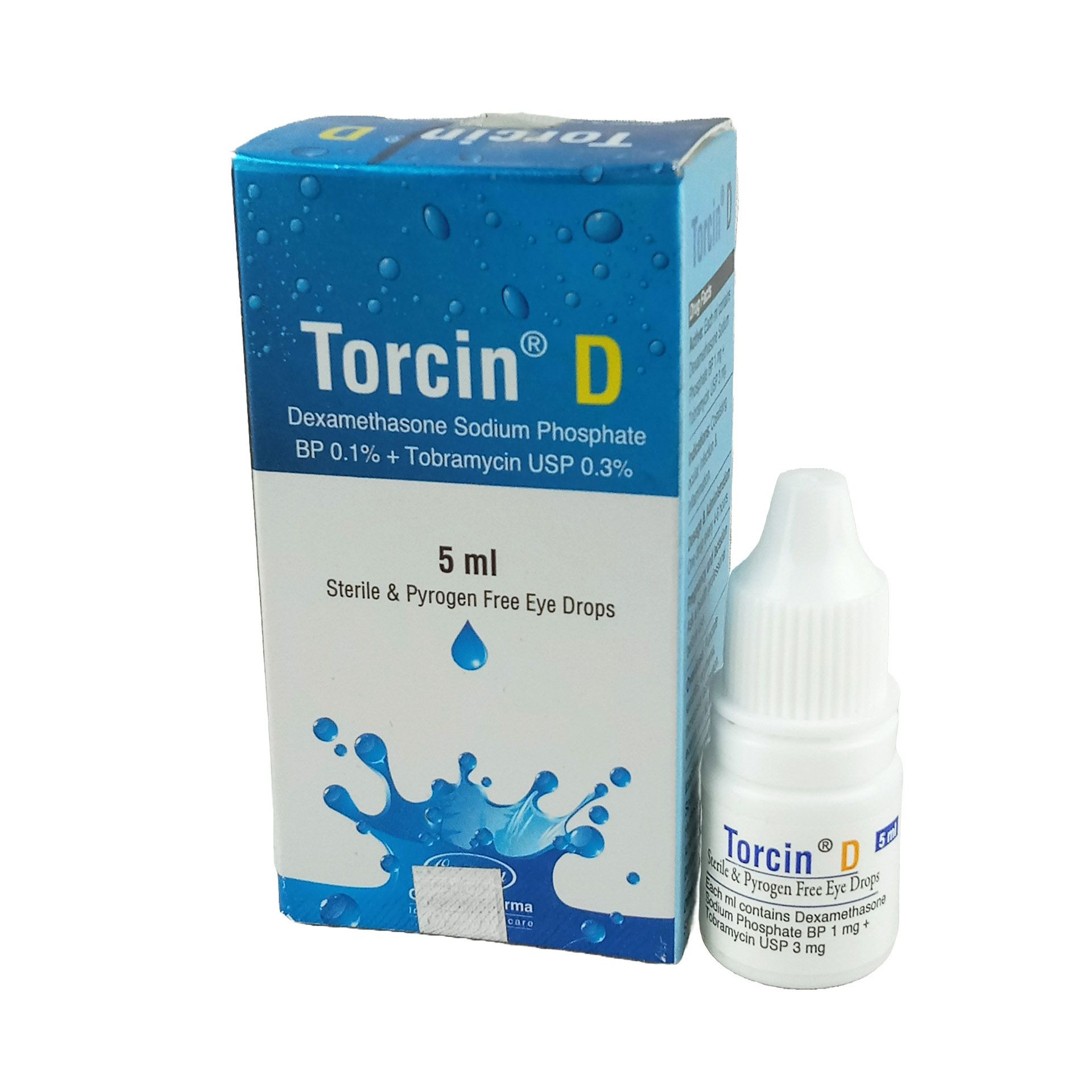 Torcin D Ophthalmic Solution 0.1%+0.3%