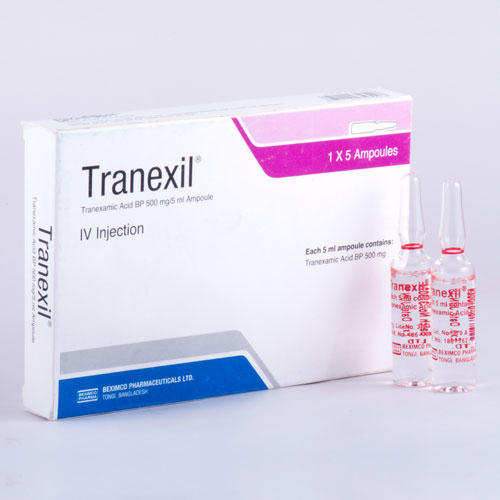 Tranexil IM/IV Injection 500 mg/5 ml