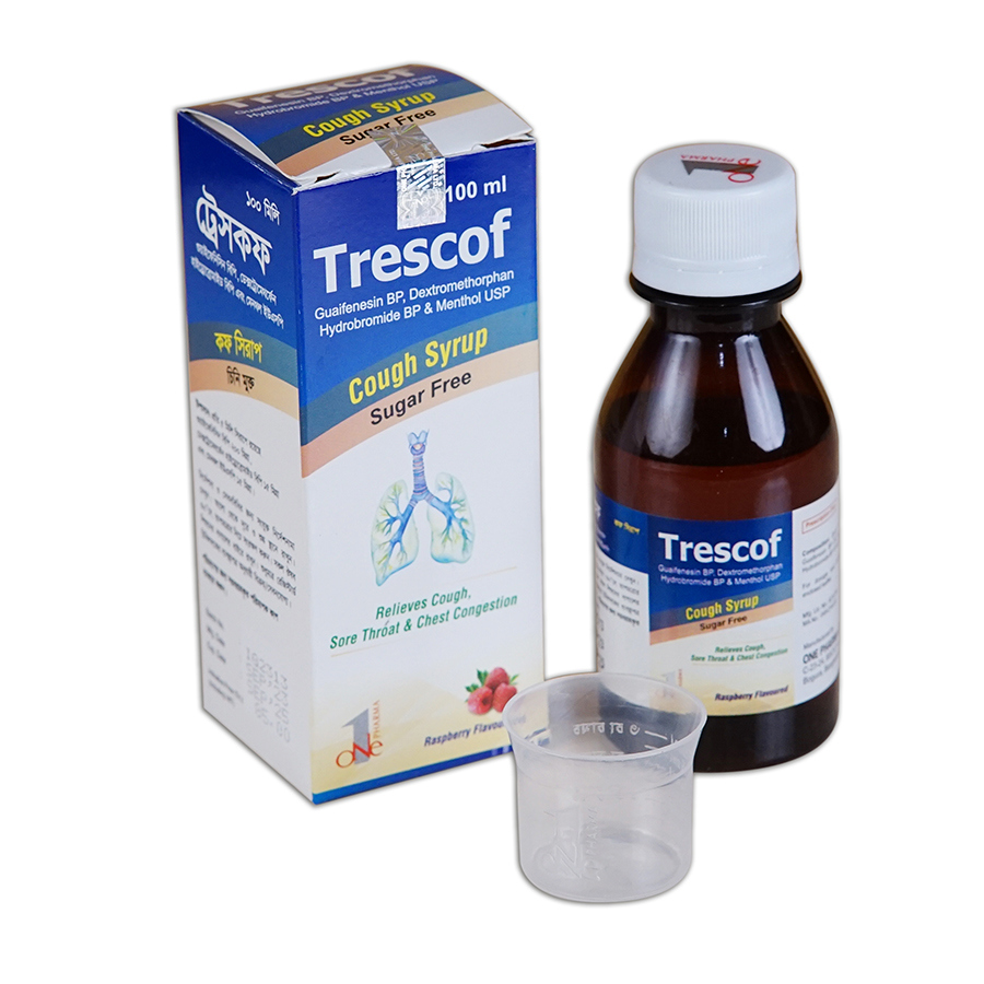 Trescof Syrup (200 mg+15 mg+15 mg)/5 ml