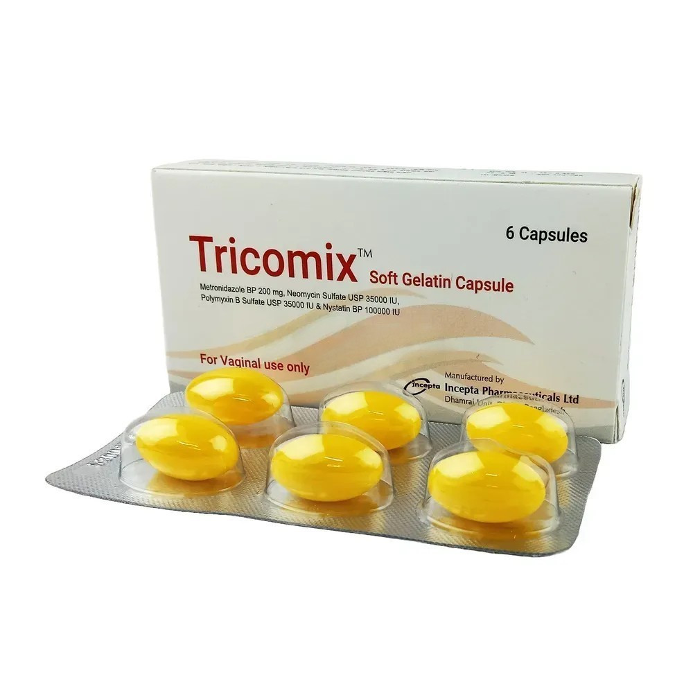 Tricomix Vaginal Suppository 
