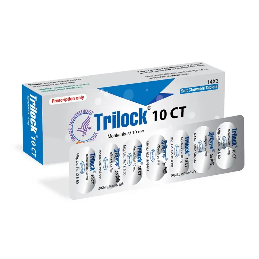 Trilock CT Chewable Tablet 10 mg