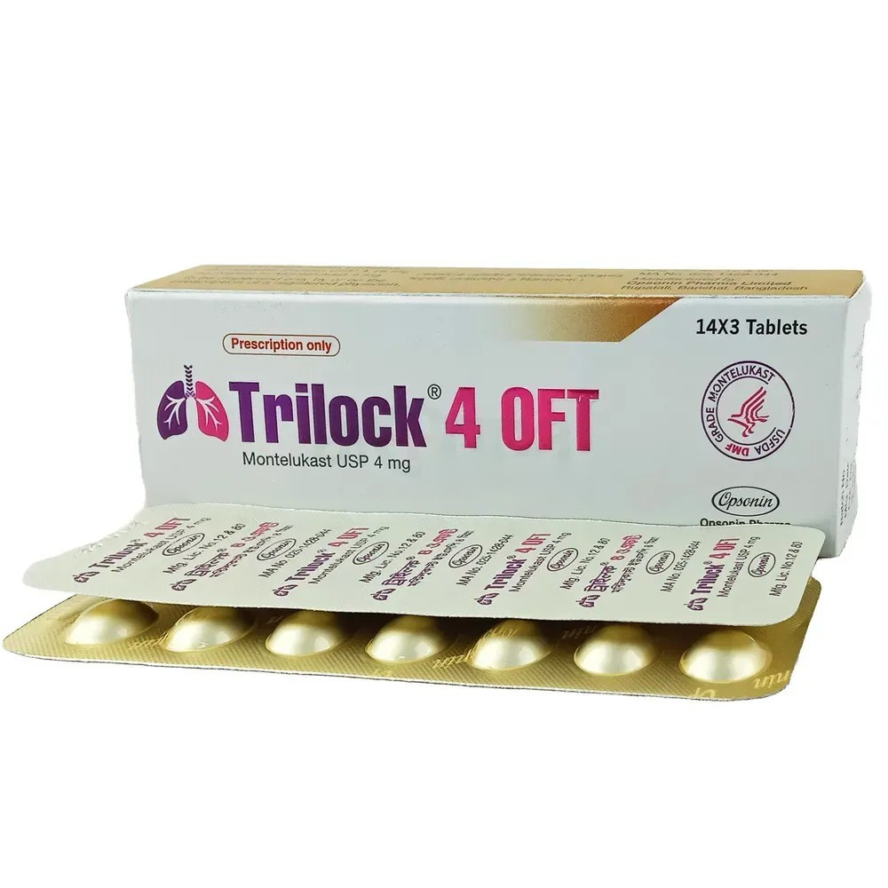 Trilock OFT Flash Tablet 4 mg