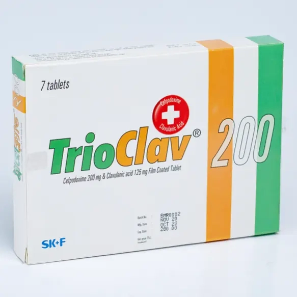 Trioclav Tablet 200 mg+125 mg
