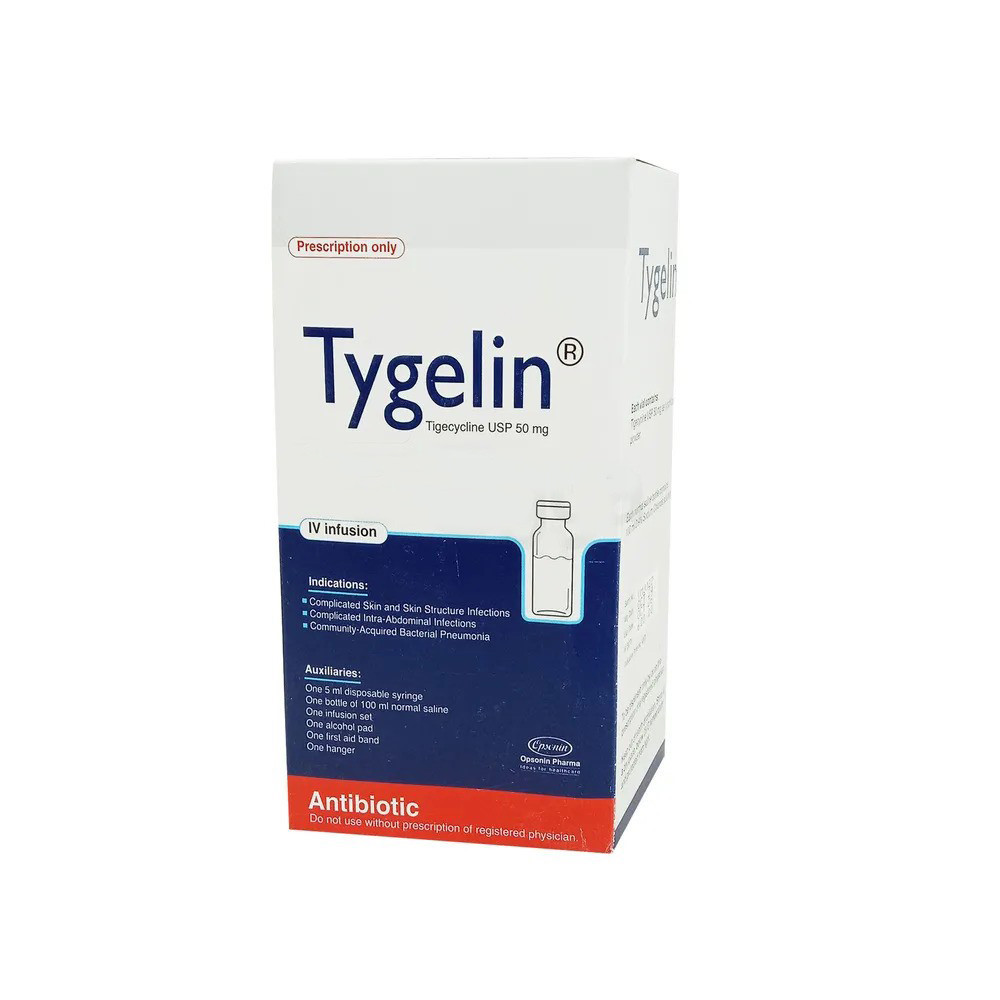 Tygelin IV Infusion 50 mg/vial