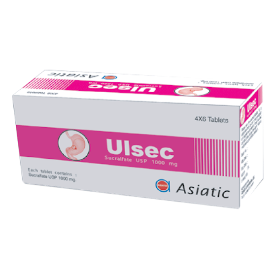 Ulsec Tablet 1000 mg