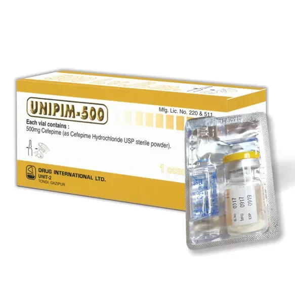 Unipim IM/IV Injection 500 mg/vial