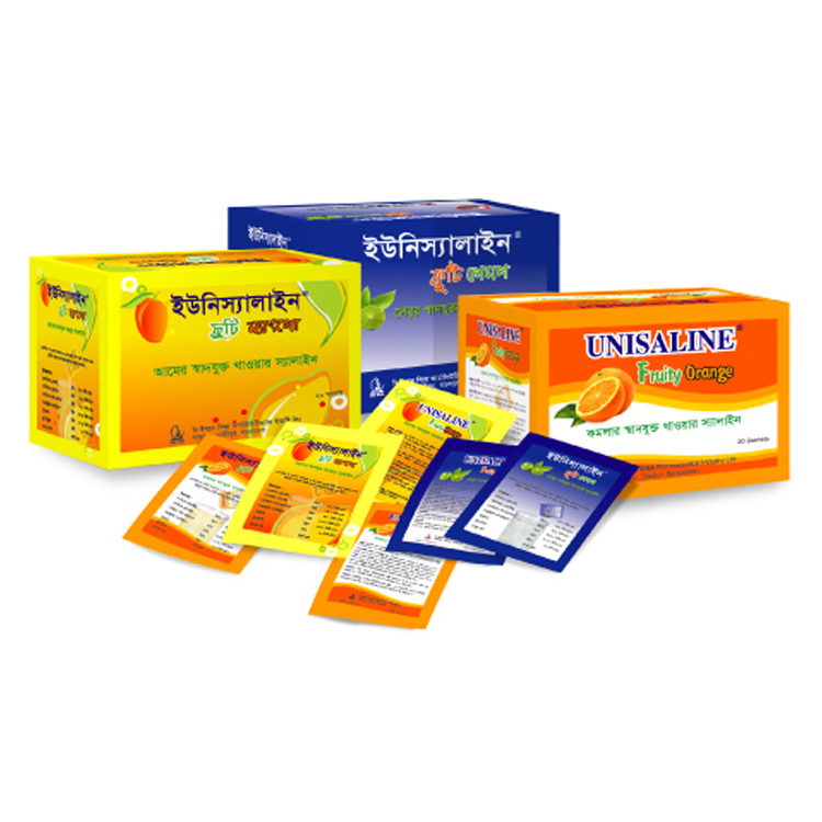 Unisaline Fruity Oral Powder 13.47 gm/sachet