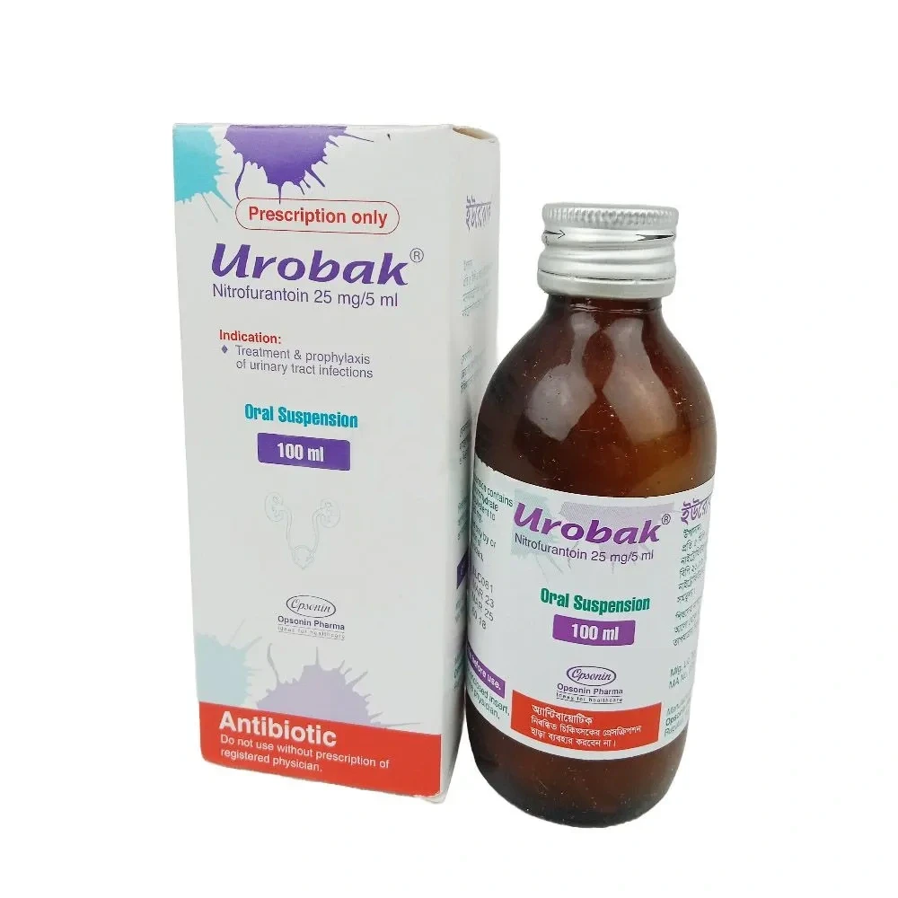 Urobak Oral Suspension 25 mg/5 ml