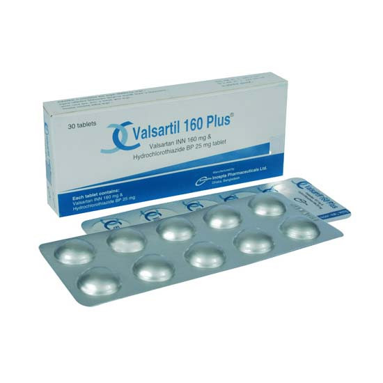 Valsartil Plus Tablet 160 mg+25 mg