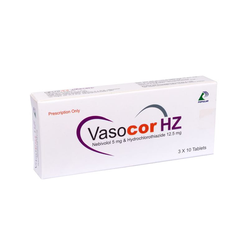 Vasocor HZ Tablet 5 mg+12.5 mg