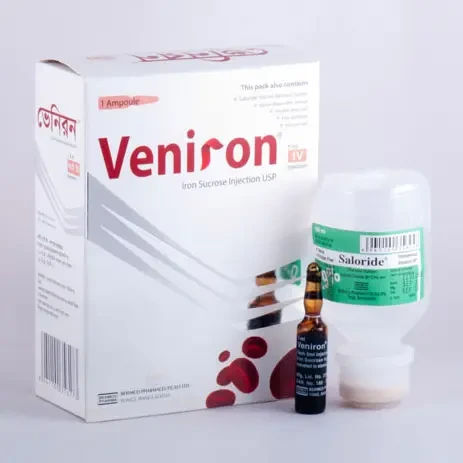 Veniron IV Injection or Infusion 100 mg/5 ml