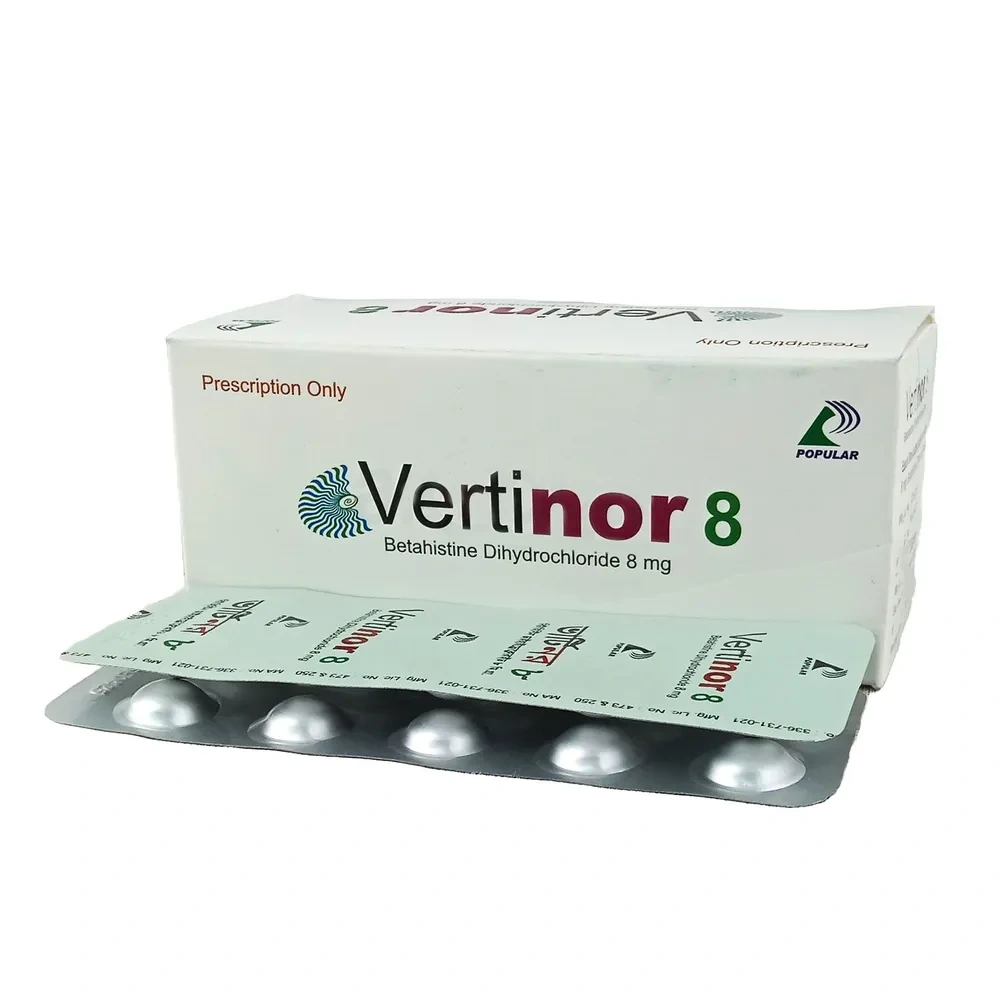 Vertinor Tablet 8 mg