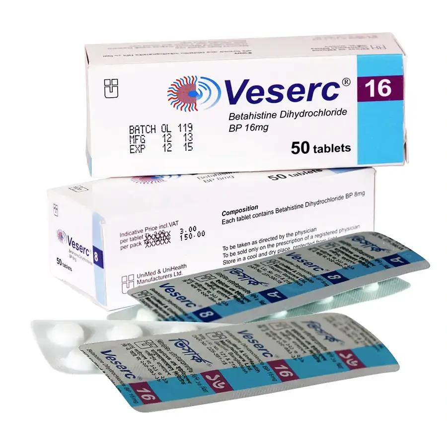 Veserc Tablet 16 mg