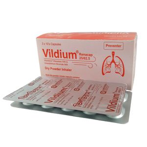 Vildium Inhalation Capsule 25 mcg+62.5 mcg