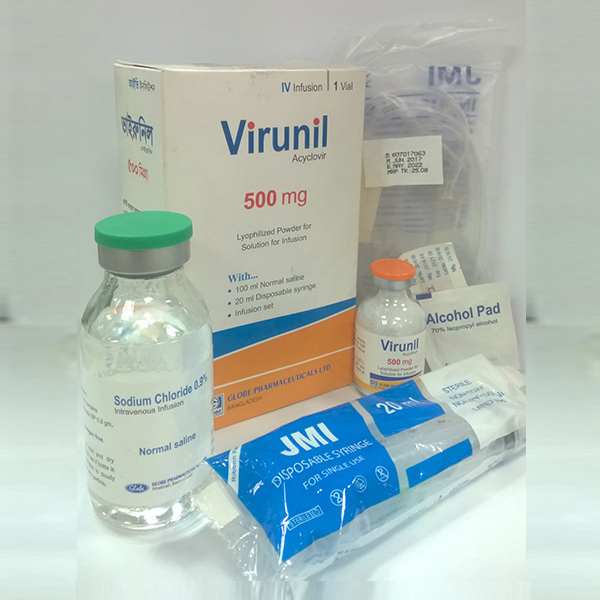 Virunil IV Infusion 500 mg/vial