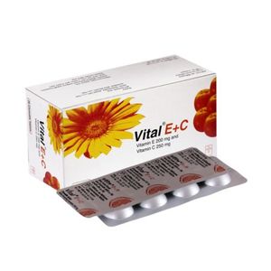 Vital E+C Tablet 250 mg+200 mg