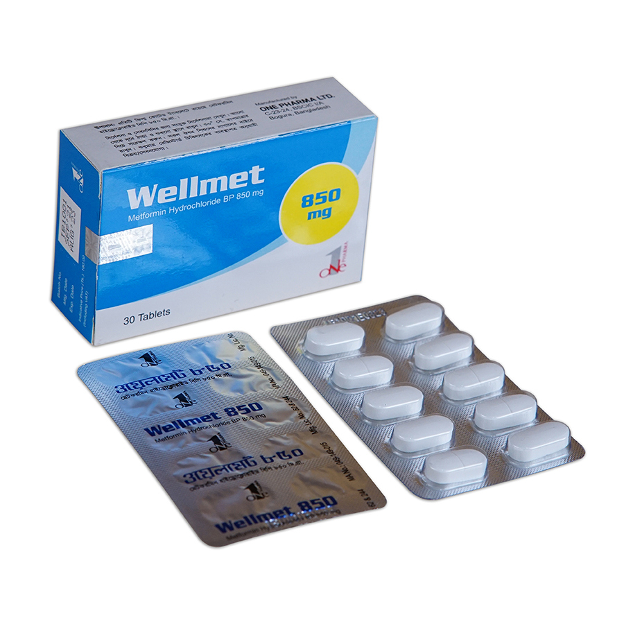 Wellmet Tablet 850 mg