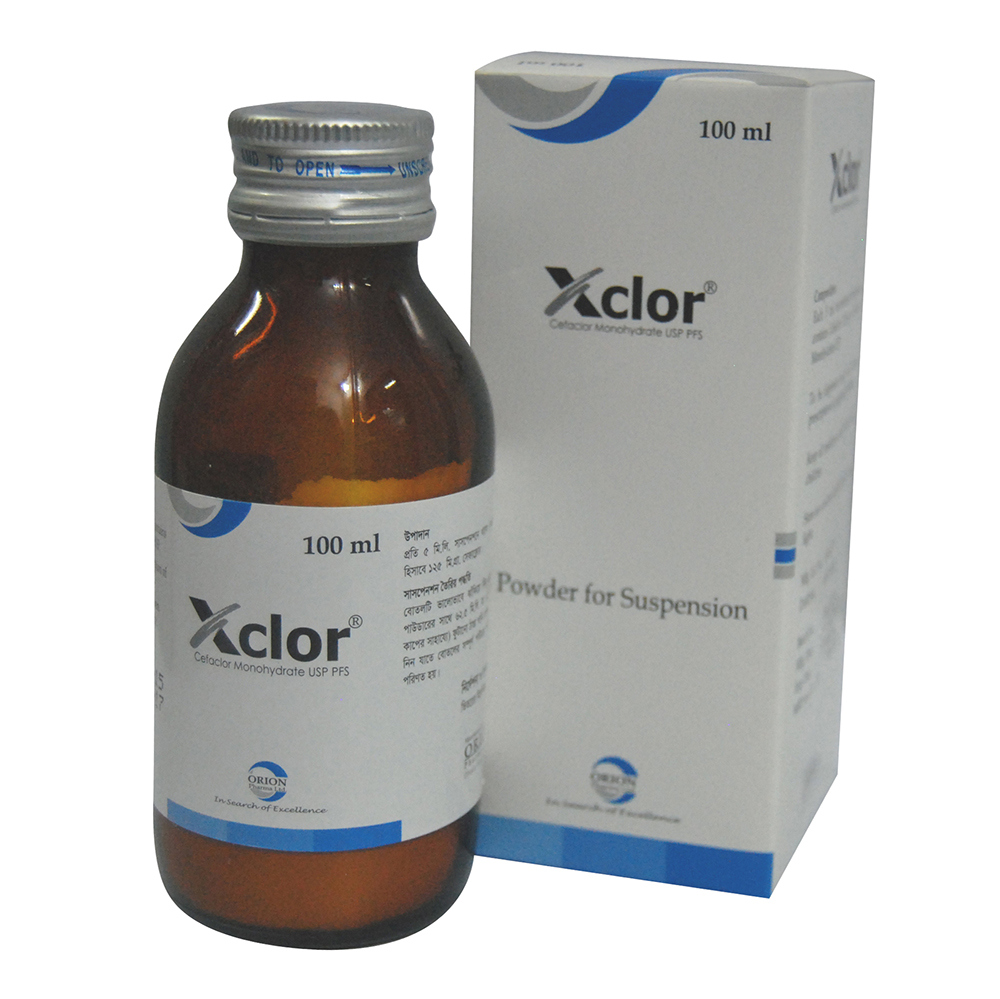 Xclor Powder for Suspension 125 mg/5 ml
