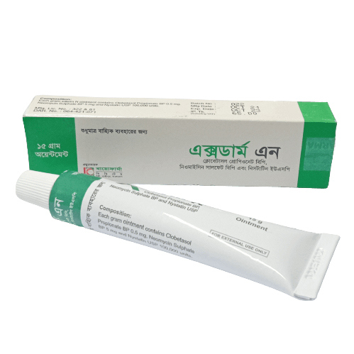 Xderm N Ointment (0.5 mg+5 mg+1 Lac IU)/gm