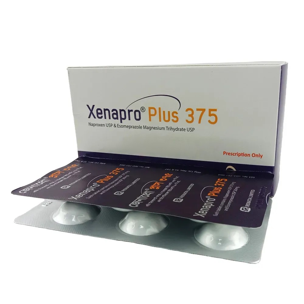 Xenapro Plus Tablet (Delayed Release) 375 mg+20 mg