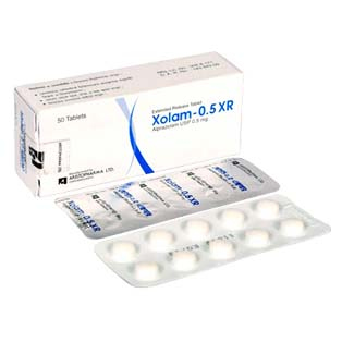 Xolam XR Tablet (Extended Release) 0.5 mg