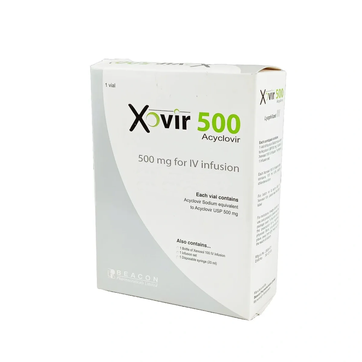Xovir IV Infusion 500 mg/vial