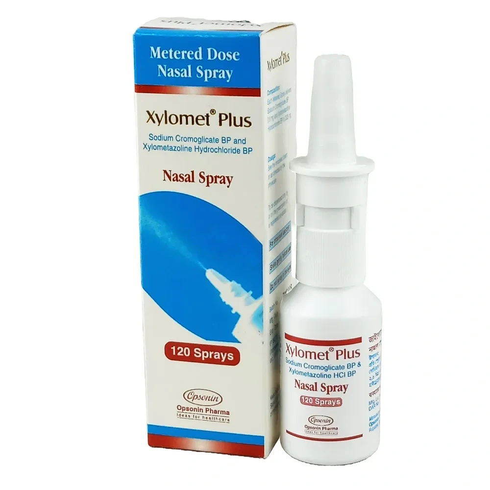 Xylomet Plus Nasal Spray (2.6 mg+0.0325 mg)/spray