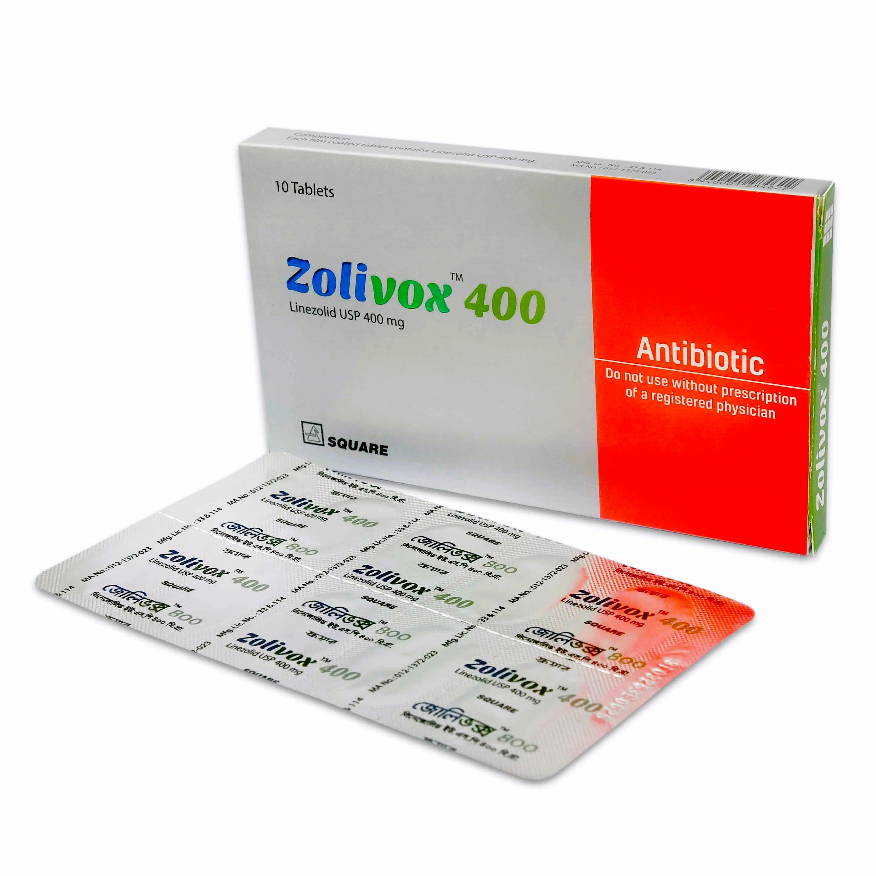 Zolivox Tablet 400 mg