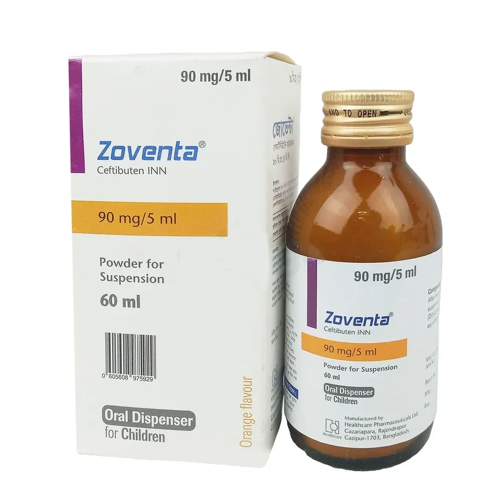 Zoventa Powder for Suspension 90 mg/5 ml