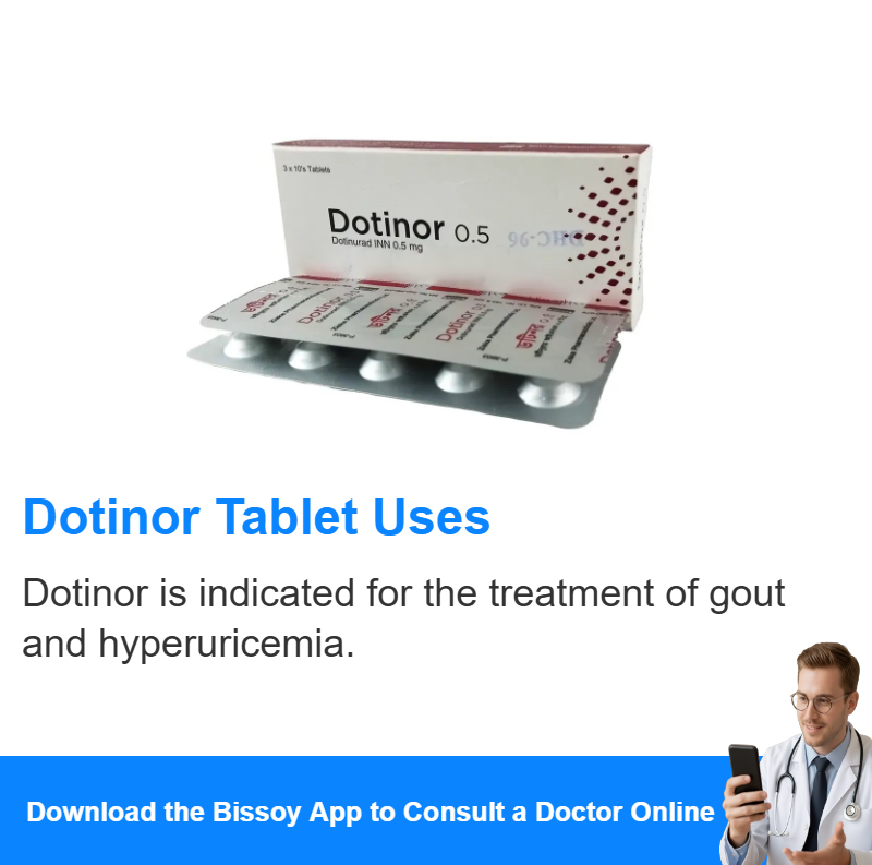 Dotur Dotinor Tablet 0.5 mg Uses, Dosage, Side Effects - Bissoy