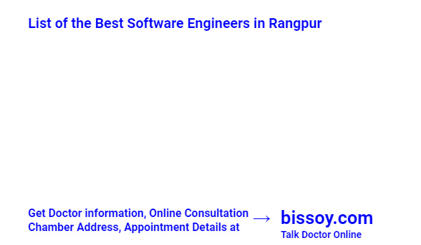 Software Enginee Specialist in Rangpur