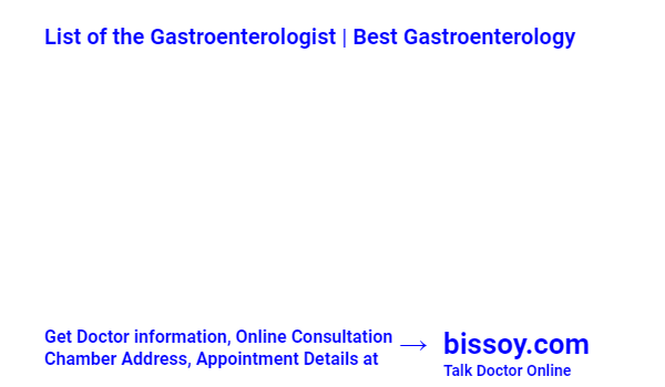 Gastroenterology
  Specialist in Rangpur
